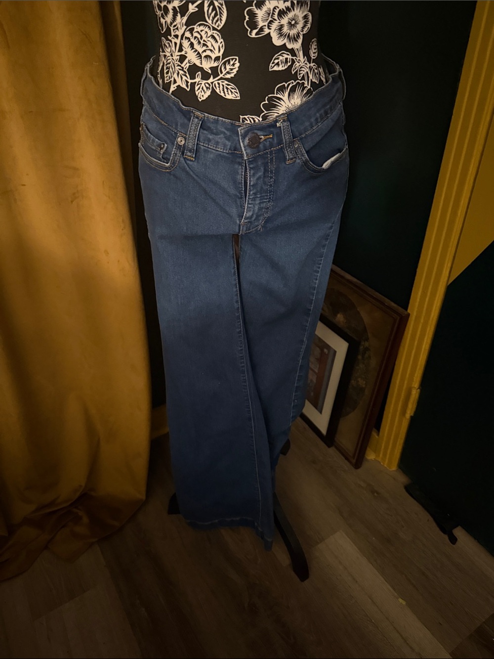 Free People Dark Blue Flare Jeans